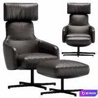 DItre Italia Cuper Leather 3D Model Vray, Corona