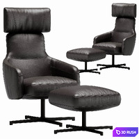 DItre Italia Cuper Leather 3D Model Vray, Corona
