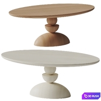 Sonali Oval Dining Table - Anthropologie 3D Model