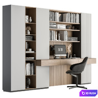 Office Furniture - Home Office 31 3D Model Vray, Corona