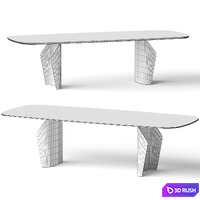Bonaldo Flame Dining Table 3D Model Vray