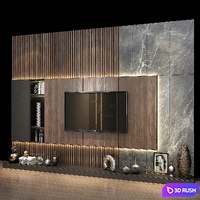 TV shelf 0492 3D Model Vray