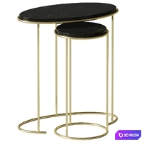 Vibieffe 9550 - coffee tables 3D Model Vray, Corona