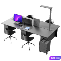 Gumpo Office table set (corona 7+ vray) 3D Model Vray, Corona