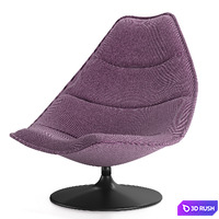 Armchair F585 (Artifort) 3D Model Vray, Corona