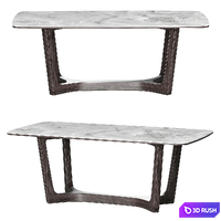 Dining table Loran Choco mia casa it 3D Model Corona