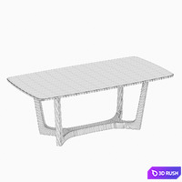 Dining table Loran Choco mia casa it 3D Model Corona