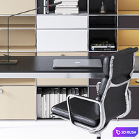 USM Haller &amp; Vitra Office set 3D Model Corona