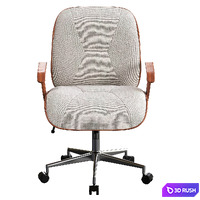 Henley Deep Padded Office Chair 3D Model Vray, Corona