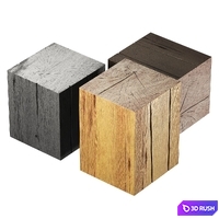 Stump tables 3D Model Vray, Corona