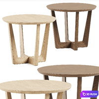 Stowe Side Table West Elm / Coffee table 3D Model Corona