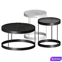 Drum Coffee Table by Bolia 3D Model Corona