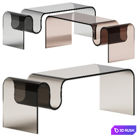 Halmar Livonia Glass Table 3D Model Corona