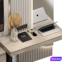 Room TV wall 10 3D Model Corona