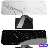 Dining table x-form2 3D Model Corona