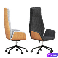 Ginkgo Conference chair 3D Model Vray, Corona