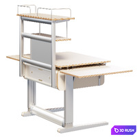 Table moll T5 3D Model Corona