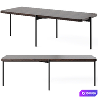 Coffee table SHELTON by Rowico Home 3D Model Vray, Corona