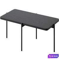 Coffee table SHELTON by Rowico Home 3D Model Vray, Corona