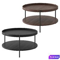 Renee coffee table 3D Model Vray, Corona