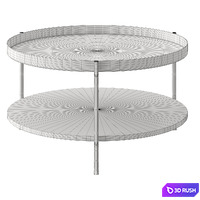 Renee coffee table 3D Model Vray, Corona