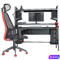 Workplace 3D Model Corona