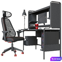 Workplace 3D Model Corona