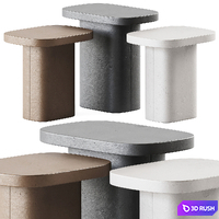 Pedrali Caementum Side Table 3D Model Corona