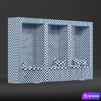 Office and Restaurant Lobi Soft Seating-3 3D Model Vray, Corona