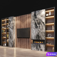 TV Zone 53 3D Model Vray, Corona