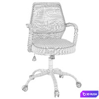 Ergoplus office chair 3D Model Vray, Corona