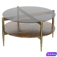 Coffee table Kamilah 3D Model Corona