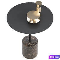 Joybird Braco End Table 3D Model Vray, Corona