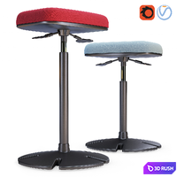 Steelcase - B - Free Sit Stand Collection 3D Model Vray, Corona