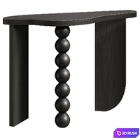 Console Mogens Black 3D Model Vray, Corona