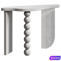 Console Mogens Black 3D Model Vray, Corona