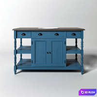 Frederica cabinet 3D Model Vray