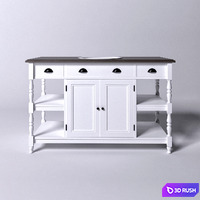 Frederica cabinet 3D Model Vray