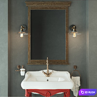 Caprigo &amp; RH bathroom set 3D Model Corona