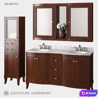 PALMETTO Signature Hardware 3D Model Vray