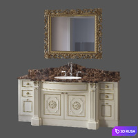 Sink Bagno3 3D Model Vray