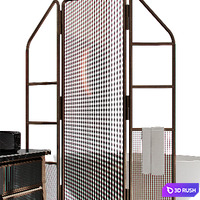Scavolini Diesel Open Workshop Bathroom set 3D Model Corona