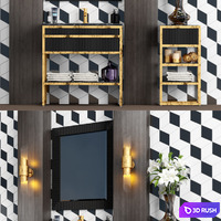 Bath furniture_4 3D Model Vray