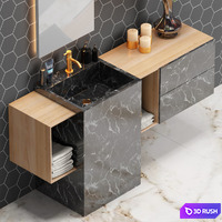 Bath furniture_5 3D Model Vray