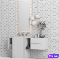 Bath furniture_5 3D Model Vray