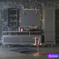 Bathroom Furniture 3D Model Corona