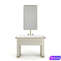 Armani Roca Baia Washbasin 3D Model