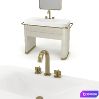 Armani Roca Baia Washbasin 3D Model Vray