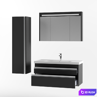 Espero Bathroom Furniture 3D Model Vray