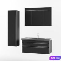 Espero Bathroom Furniture 3D Model Vray